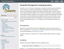 Tablet Screenshot of dendropy.org